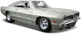 Maisto 1969 Dodge Charger R/T Model Car Silver 31256 - Colorland Toys